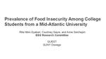 Prevalence of Food Insecurity Among College Students from a Mid-Atlantic University